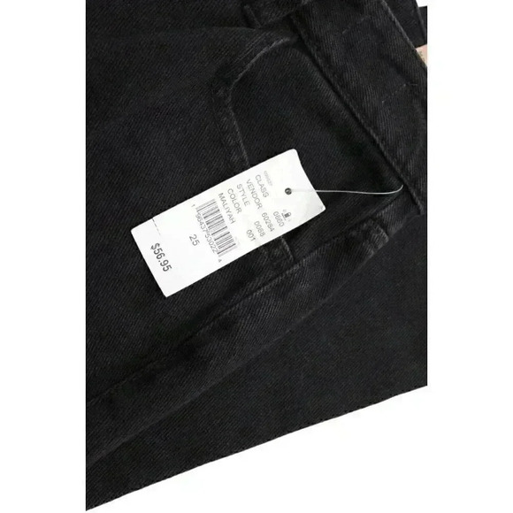 NWT Pacsun Mom Jeans Size 25 Black Denim Grunge 90s High Rise 100% Cotton - Picture 11 of 11